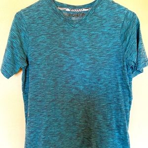 HAWK Boys XL dark aqua and blue haze color tee